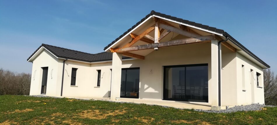 Maison contemporaine 3 chambres proche de Villecomtal sur Arros (32) 