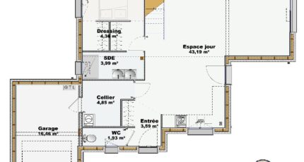 Canopée 120 GI Sud  - Maisons Bruno Petit GHPA