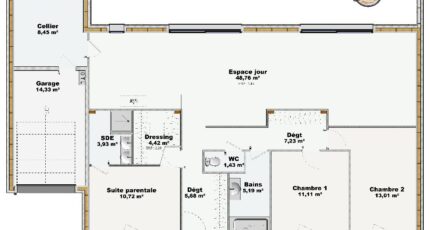 Loft 120 Sud  - Maisons Bruno Petit GHPA