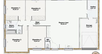 Terra 104 GI Sud  - Maisons Bruno Petit GHPA